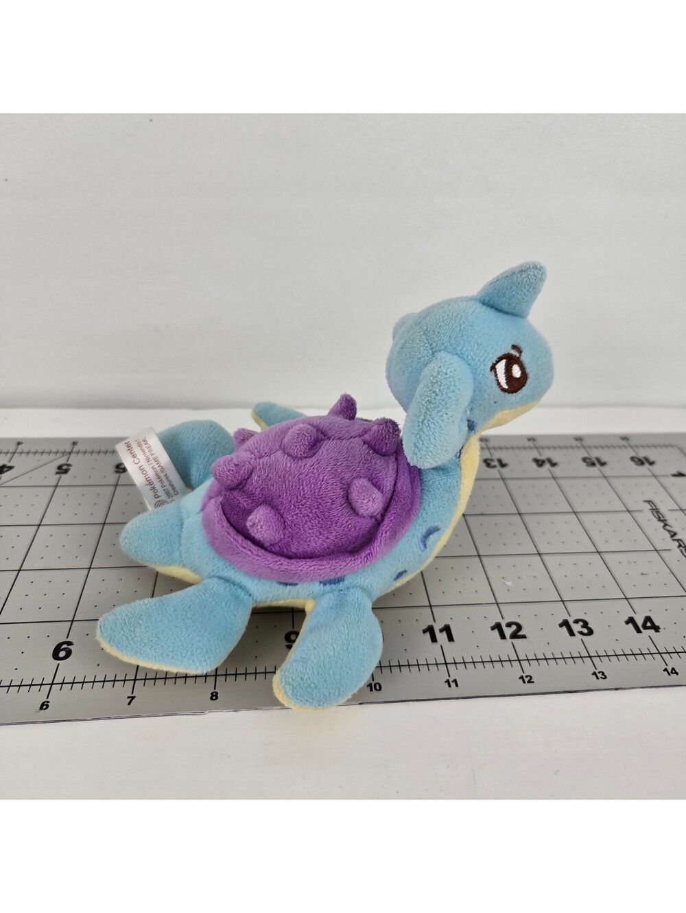 Pokemon Center Japan Lapras Poke Doll Plush 2013 6" Nintendo Vintage Authentic - Picture 4 of 6